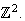 $\QTR{Bbb}{Z}^{2}.$